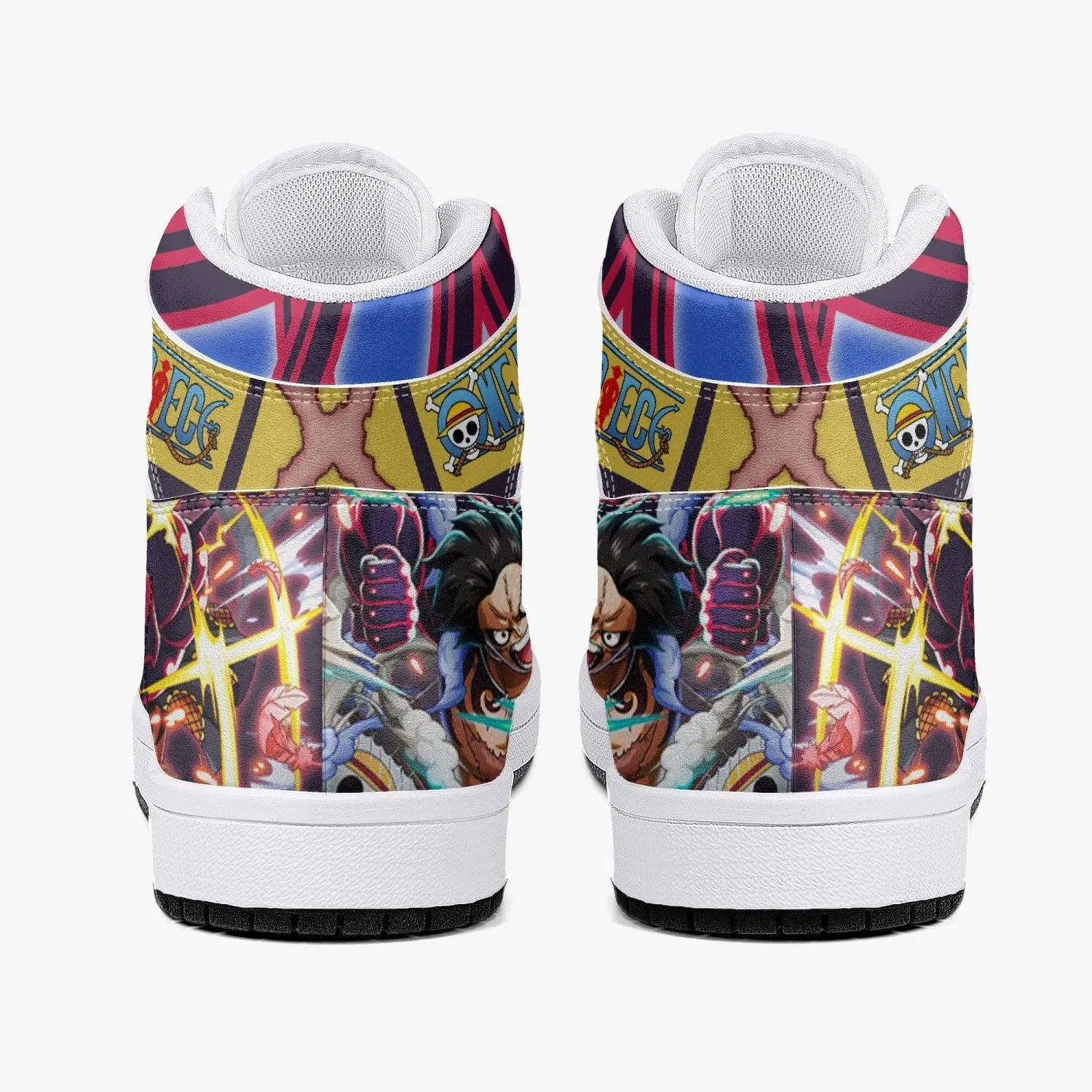 Monkey D. Luffy Gear 4th Bound Man One Piece Mid 1 Basketball Shoes