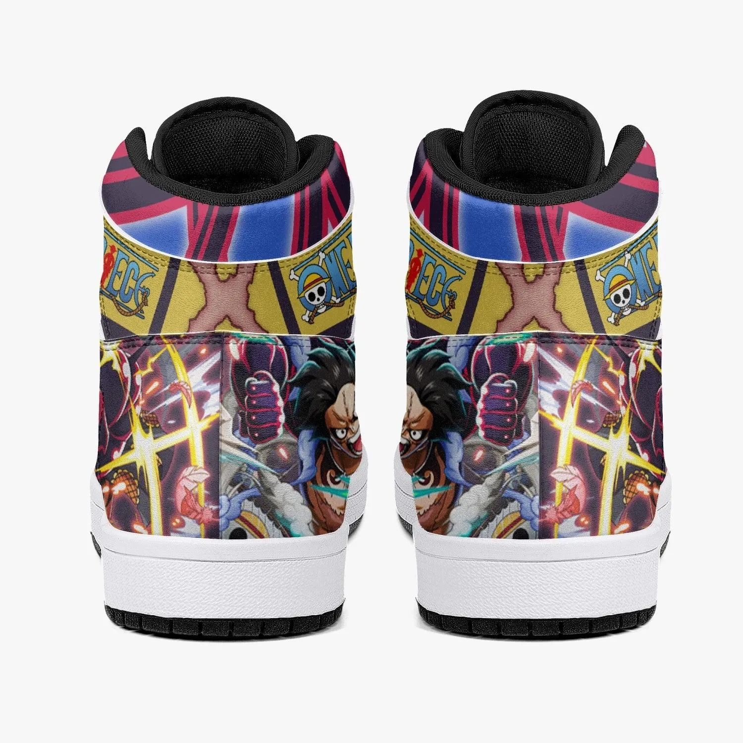 Monkey D. Luffy Gear 4th Bound Man One Piece Mid 1 Basketball Shoes