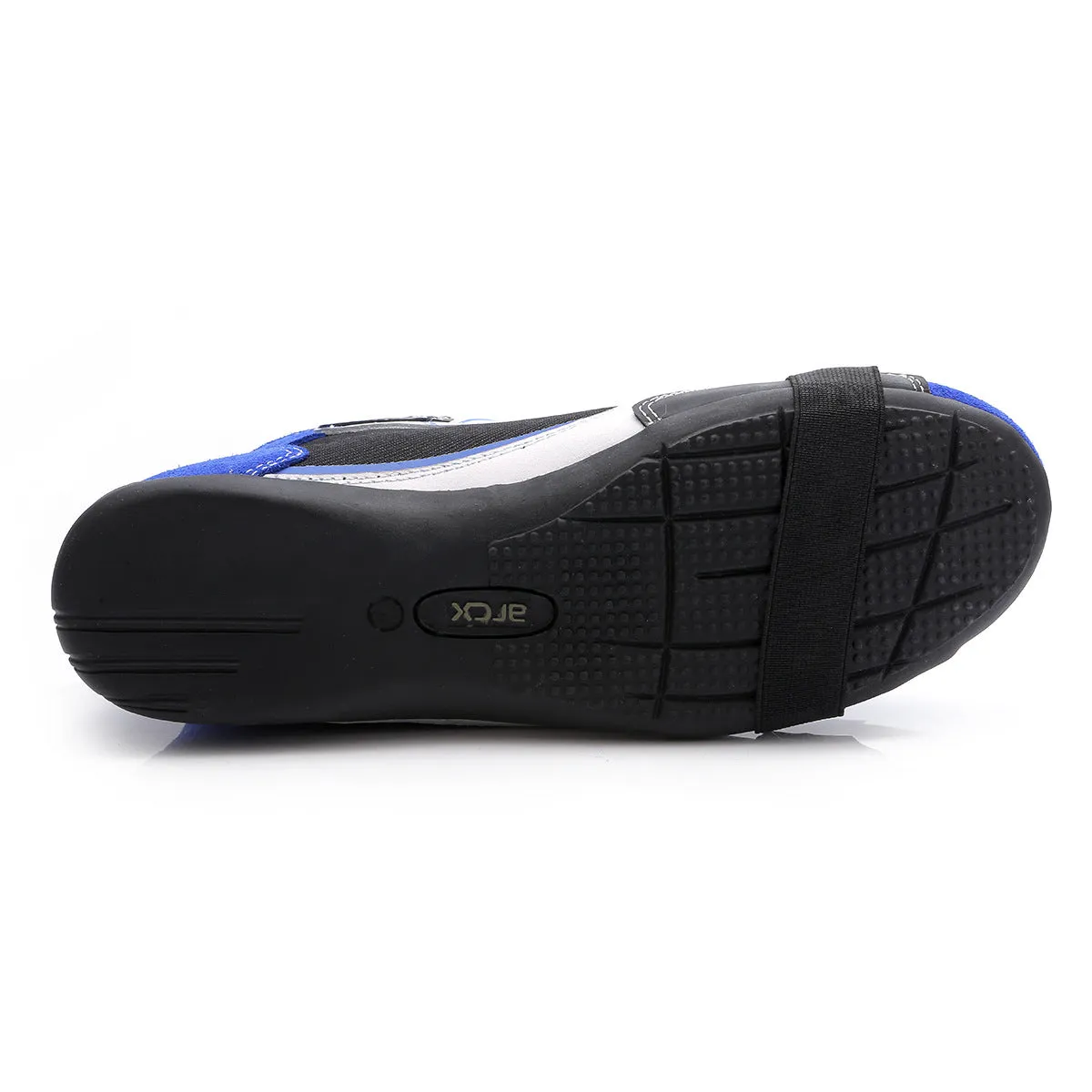 Motorcycle Boots Shoes Blue Leather Casual Breathable