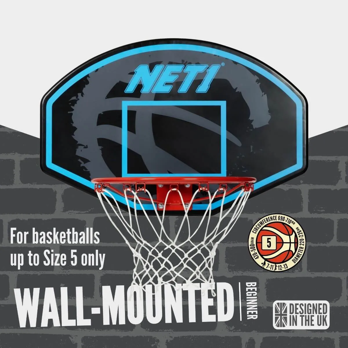 NET1 Basketball Backboard & Hoop