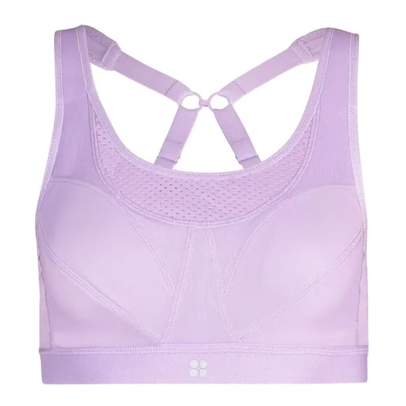 NEW $68 Sweaty Betty [ 36A ] Ultra Running‎ Sports Bra in Purple