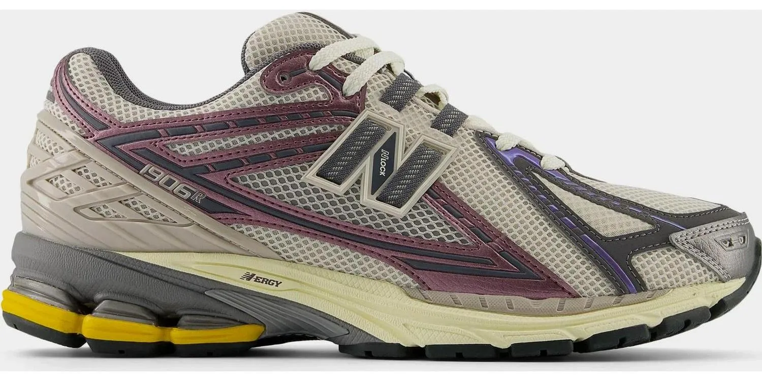 New Balance 1906R Licorice Moonbeam Castlerock Purple Black Shoe Sneaker Trainer