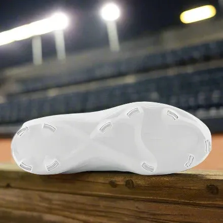 New Balance Fresh Foam Velo v4 Molded Softball Cleat - White w/ Black