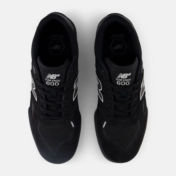 New Balance Numeric 600 Tom Knox  Black/White Shoes