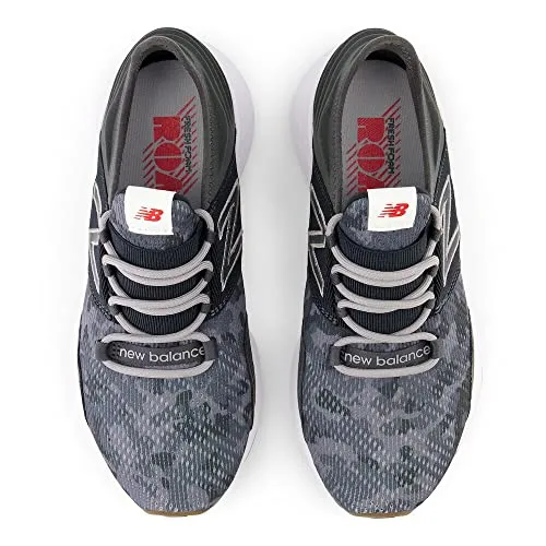 New Balance Women's Fresh Foam Roav V1 Running Shoe, Blacktop/Black, 8