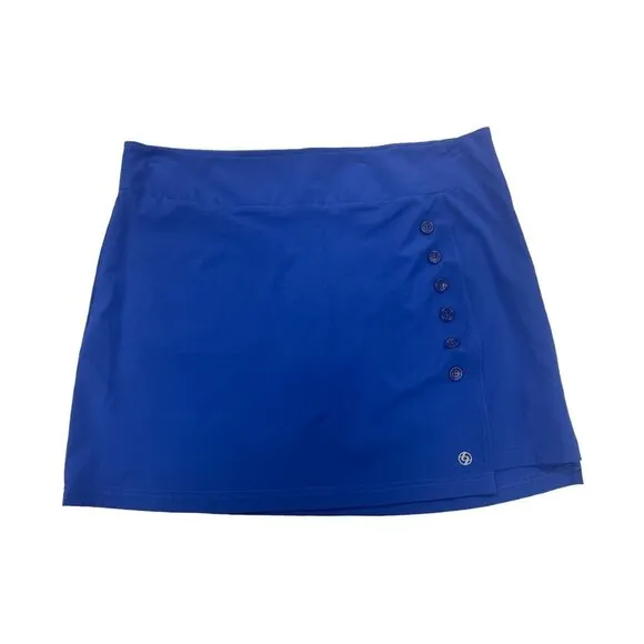New Lija Womens Golf/Tennis Skirt Athleisure Breathable Material Size 8 Blue