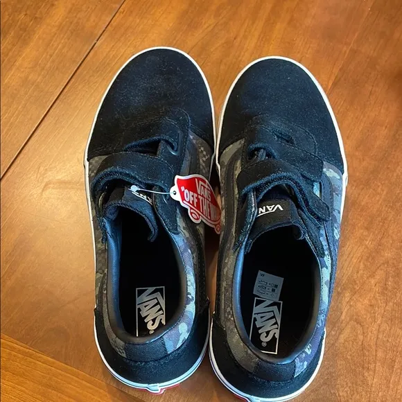 NEW Vans Ward V Black Camo Shoes