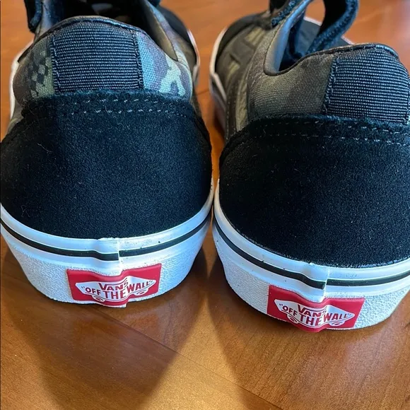 NEW Vans Ward V Black Camo Shoes