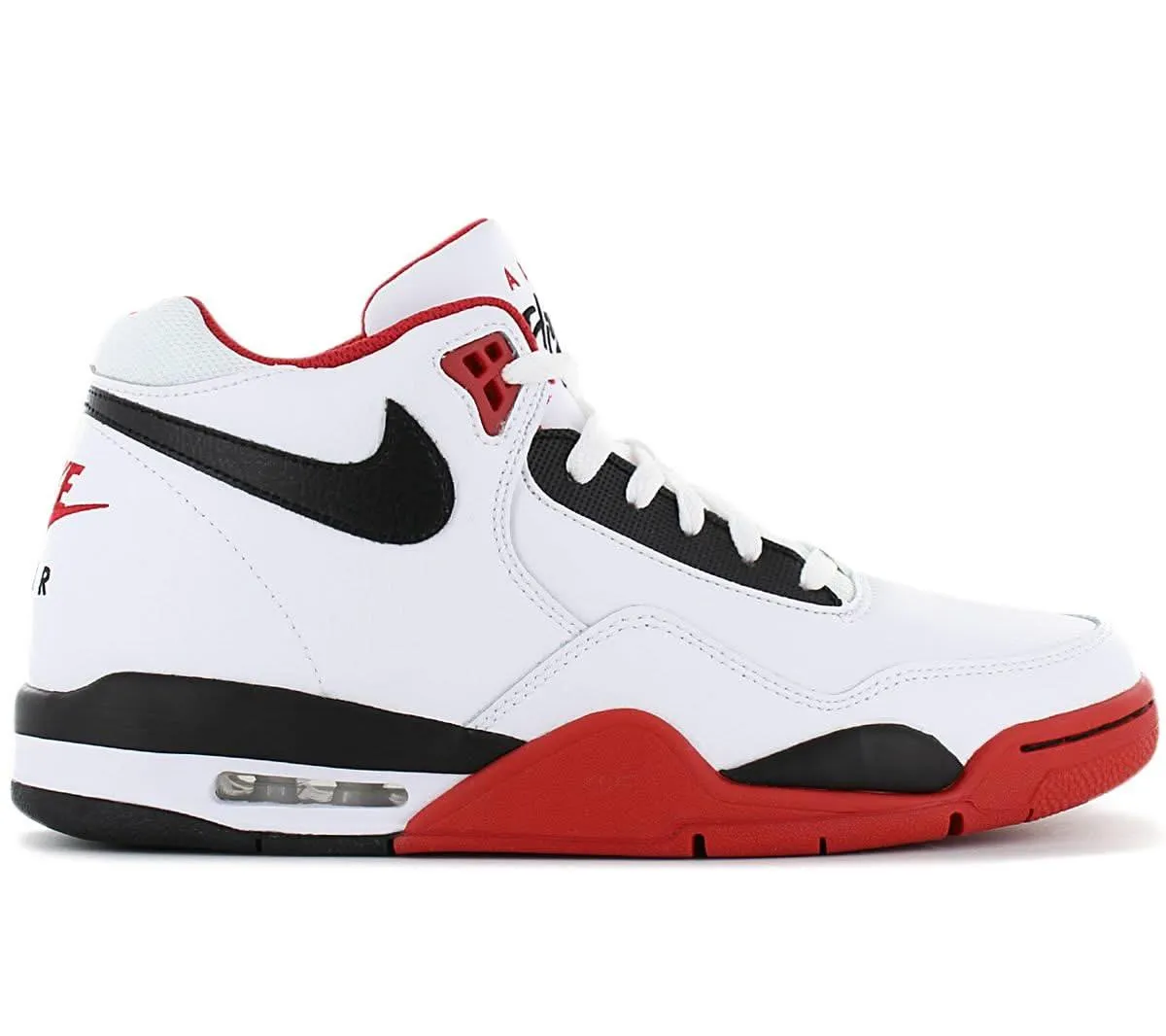 Nike Air Flight Legacy - Herren Basketball Schuhe Sneakers Leder Weiß BQ4212-100