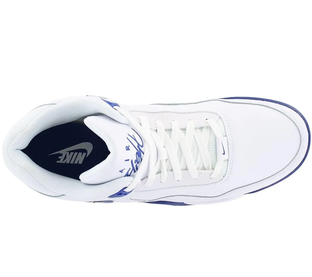 Nike Air Flight Legacy - Herren Sneakers Basketball Schuhe Leder Weiß BQ4212-103