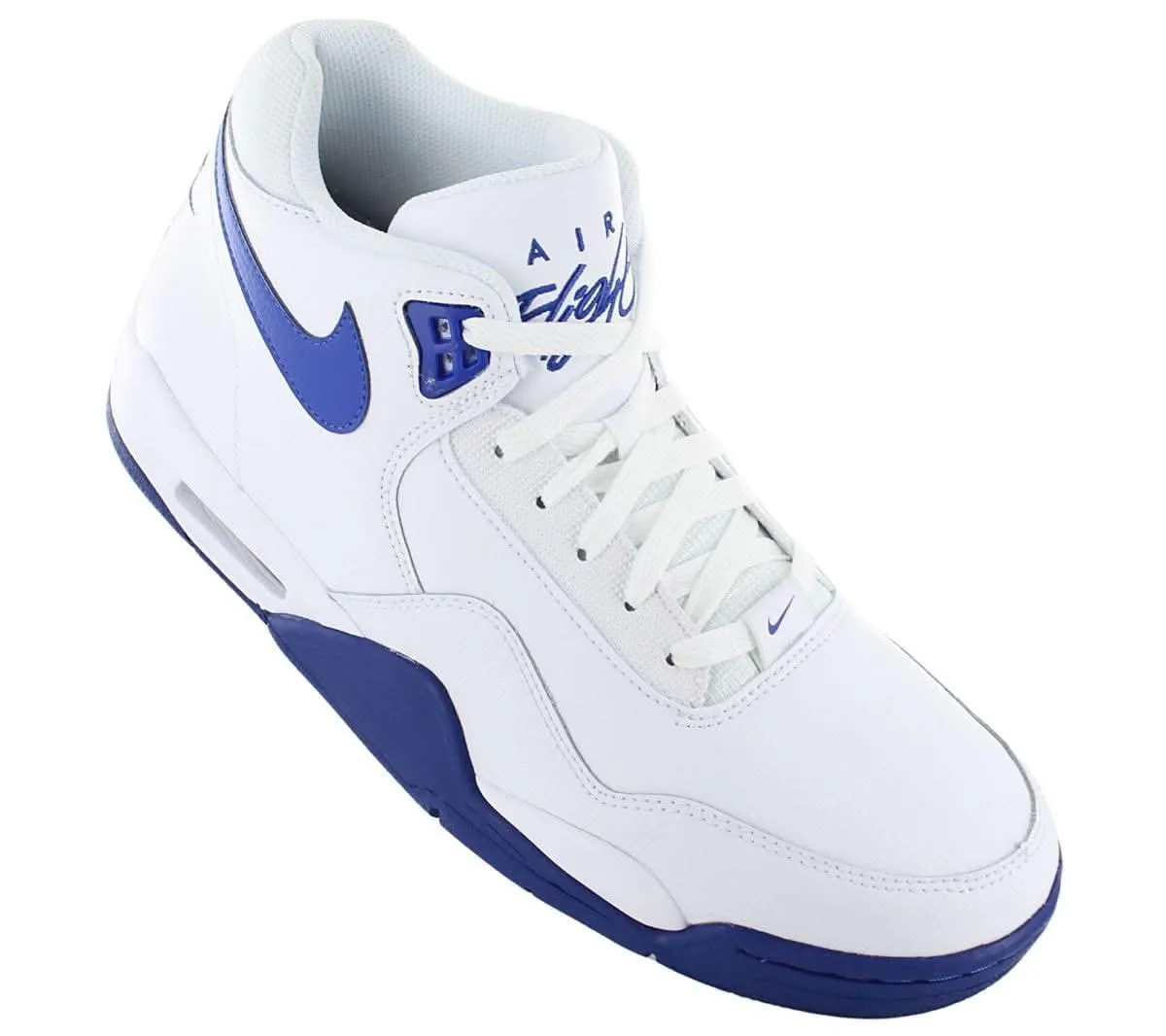 Nike Air Flight Legacy - Herren Sneakers Basketball Schuhe Leder Weiß BQ4212-103