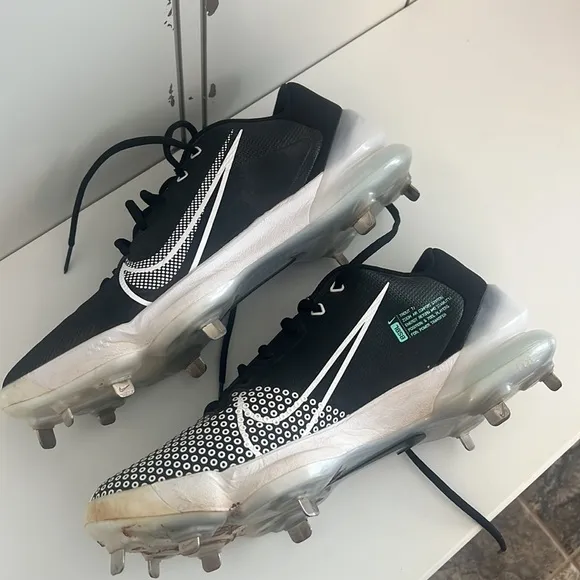 Nike Force Zoom Trout 7 Pro Baseball Cleats Black CQ7224-005 Size 12 Men’s