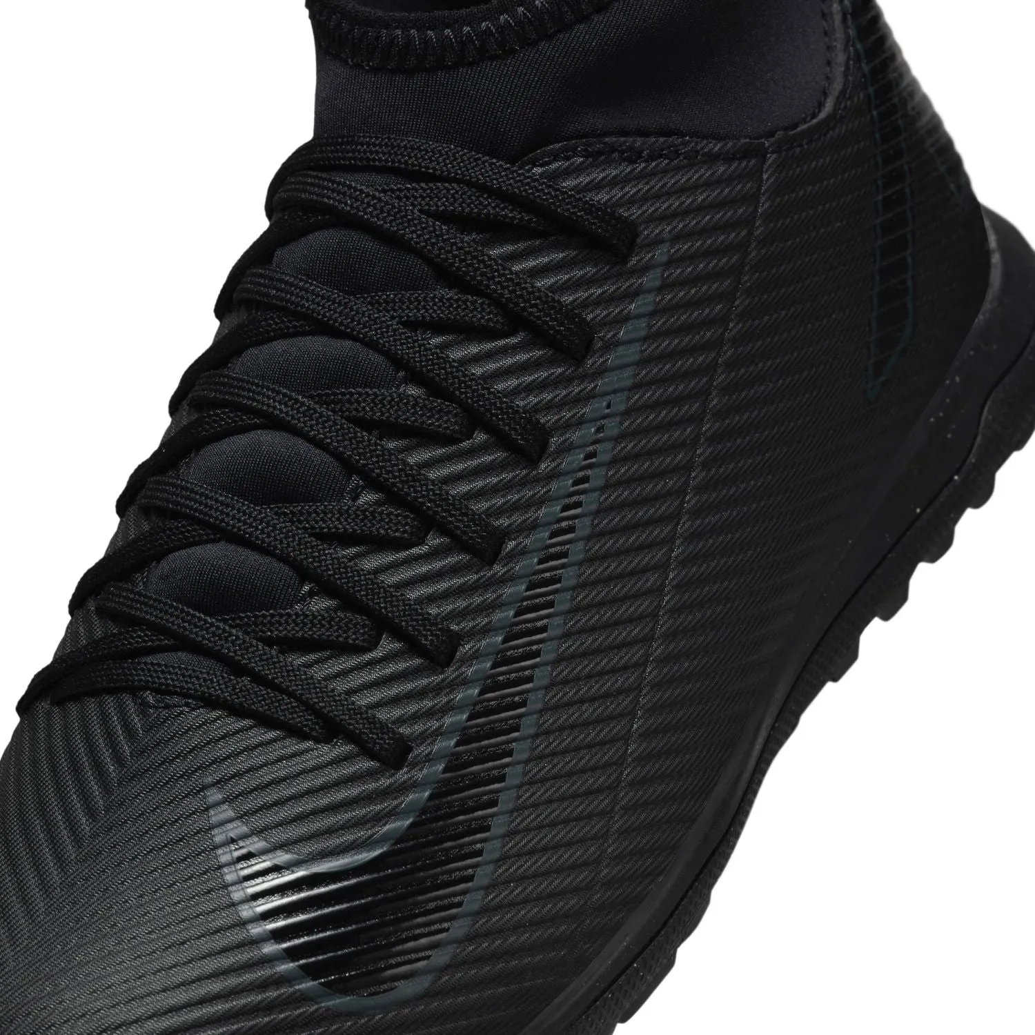 NIke Jr Superfly 10 Club TF- Black/Black-Deep Jungle