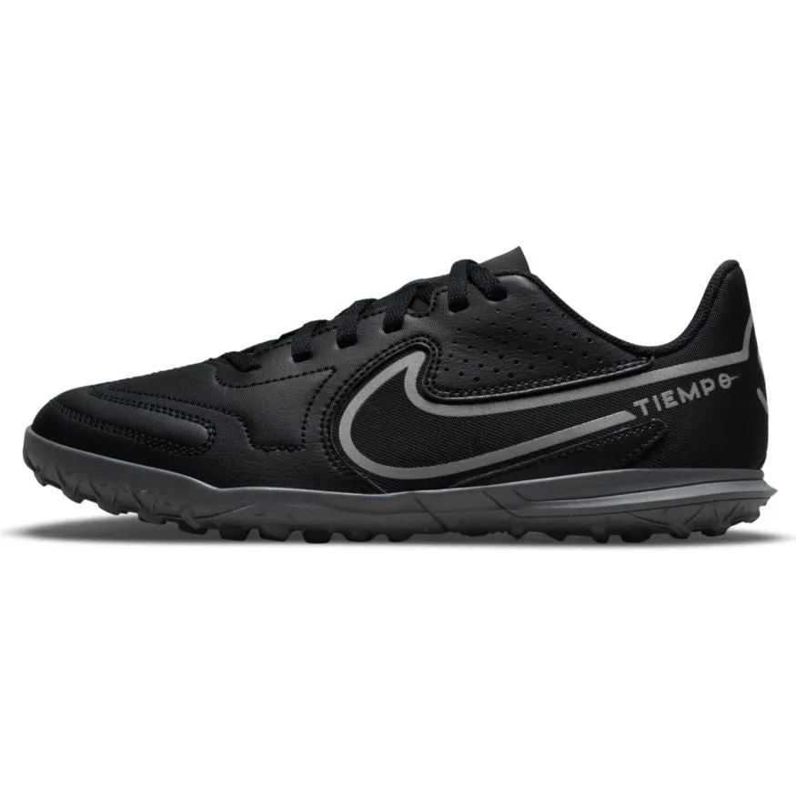 Nike Jr. Tiempo Legend 9 Club TF - Black/Grey