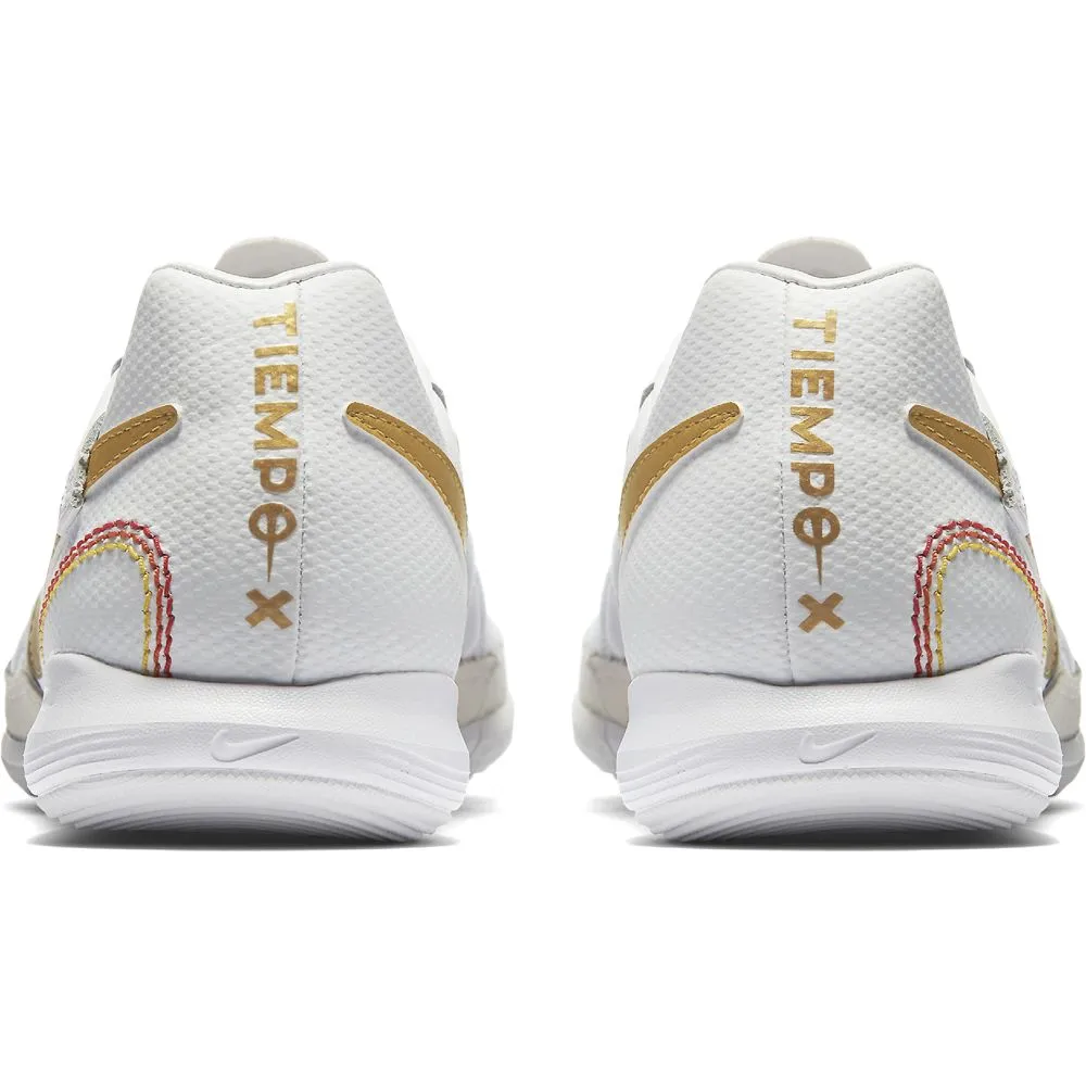 Nike Lunar LegendX 7 Pro 10R IC - Indoor Soccer Shoes - White/Metallic Gold