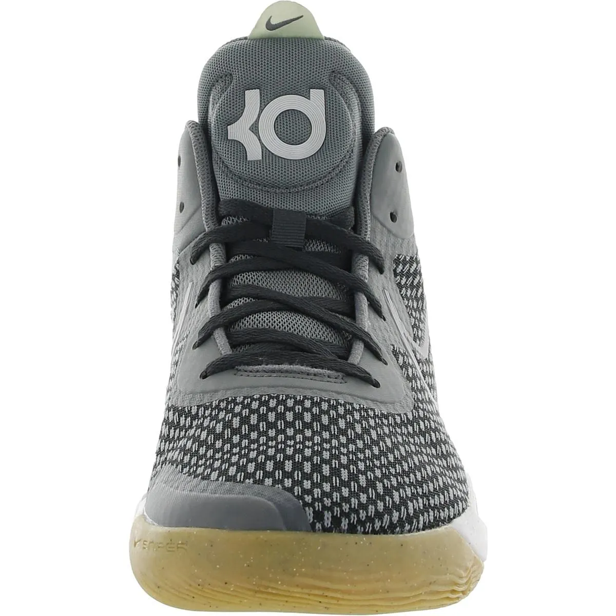 Nike Men's KD Trey 5 IX Basketball CW3400-001 Sneakers, Smoke Grey/Dark Smoke Grey/Barely, 12
