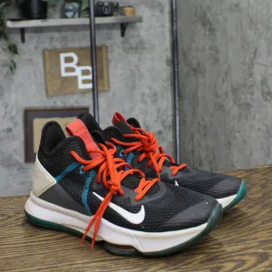 Nike Mens LeBron Witness 4 IV Low Top Basketball Sneakers Black Multi8.5