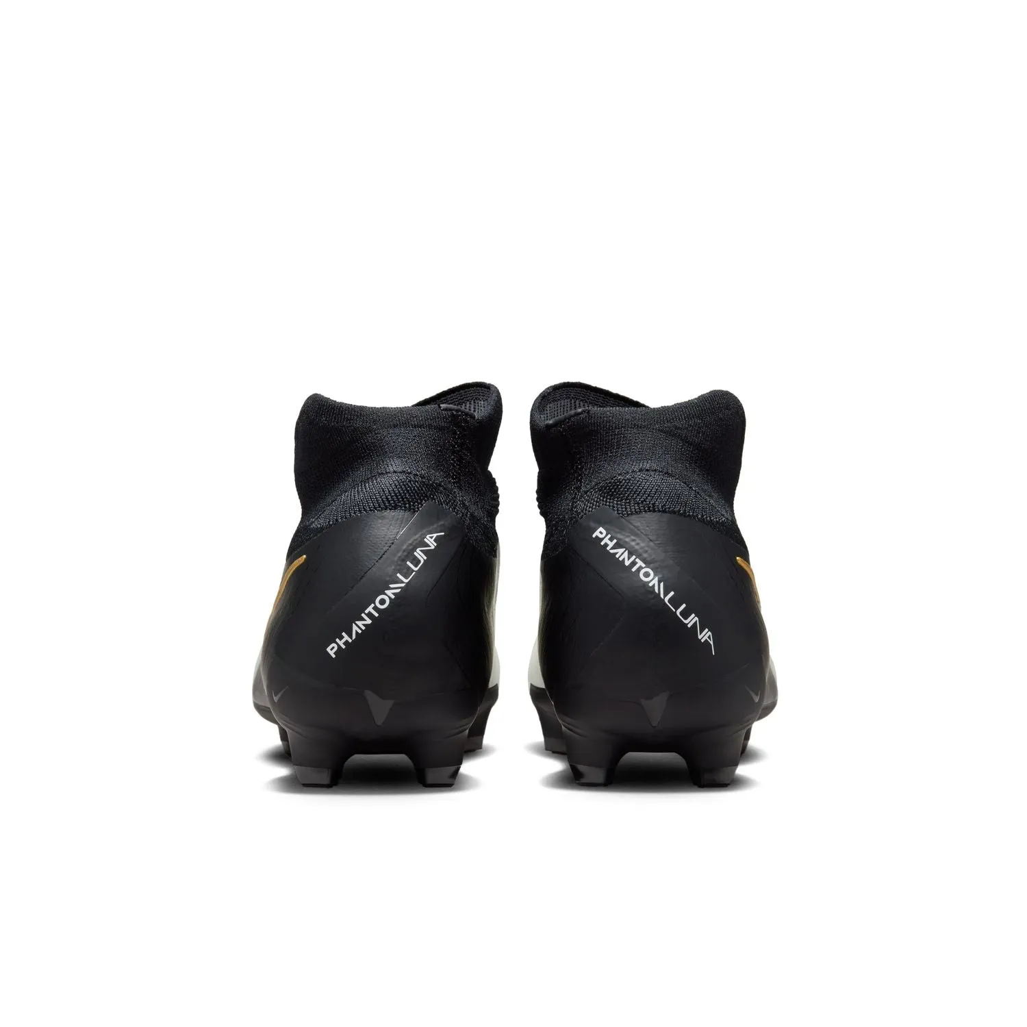 Nike Phantom Luna II Pro FG- White/Black-MTLC Gold Coin
