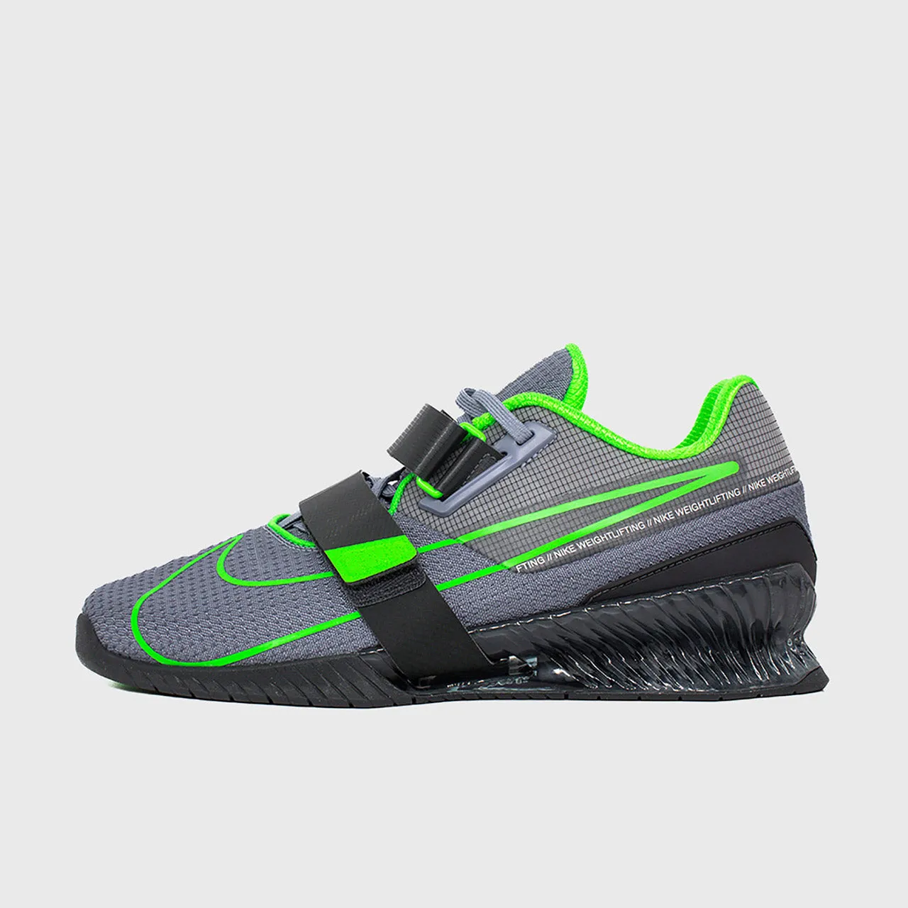 Nike - Romaleos 4 Weightlifting Shoes - ASHEN SLATE/GREEN STRIKE-ANTHRACITE