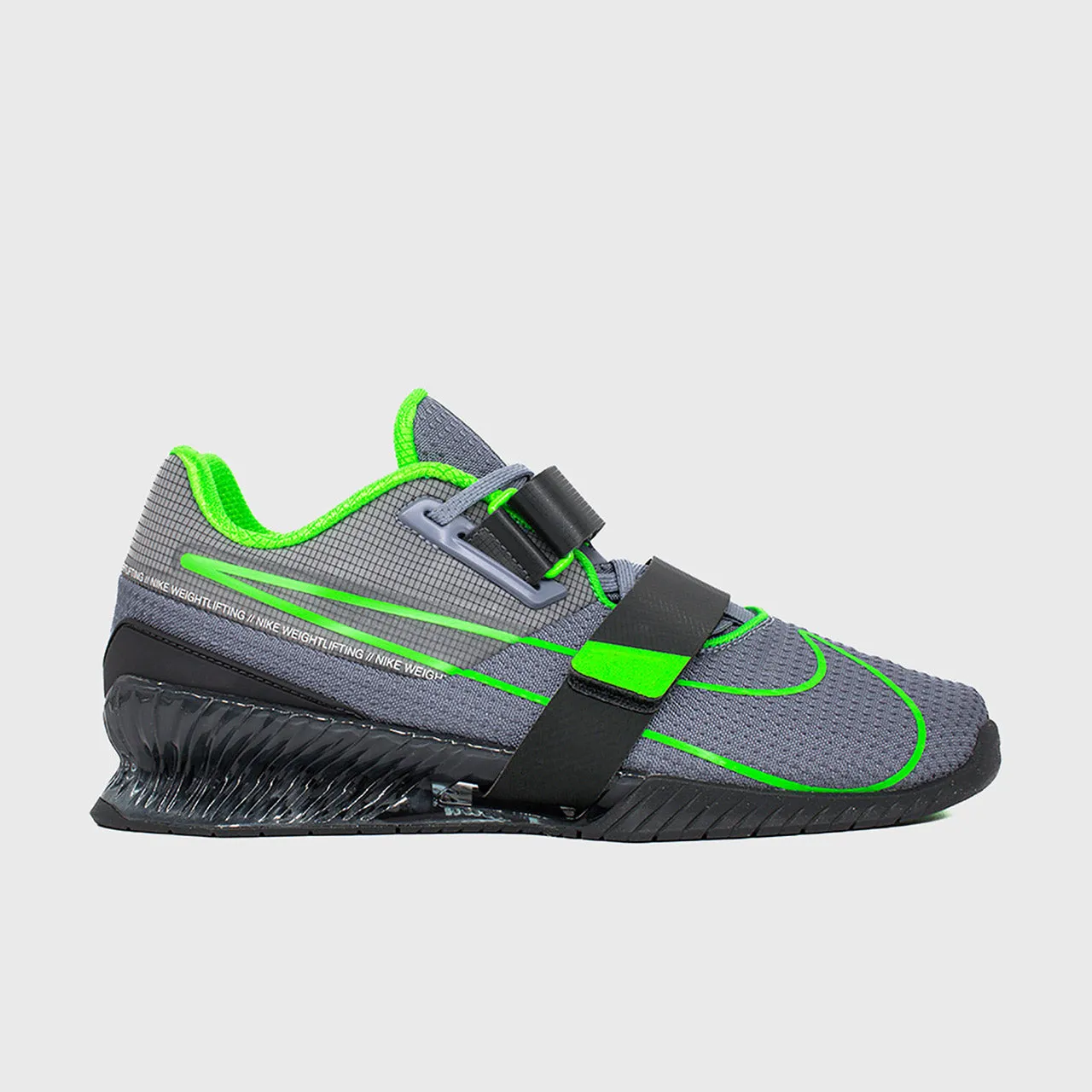 Nike - Romaleos 4 Weightlifting Shoes - ASHEN SLATE/GREEN STRIKE-ANTHRACITE