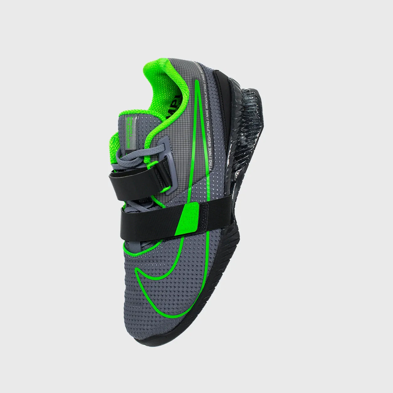 Nike - Romaleos 4 Weightlifting Shoes - ASHEN SLATE/GREEN STRIKE-ANTHRACITE