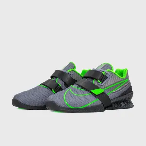 Nike - Romaleos 4 Weightlifting Shoes - ASHEN SLATE/GREEN STRIKE-ANTHRACITE