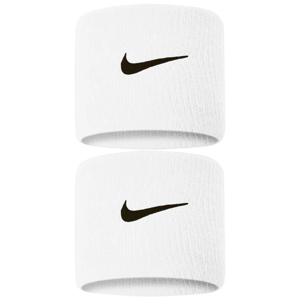 Nike Swoosh Premier DriFit Wristbands 2 Pack - White
