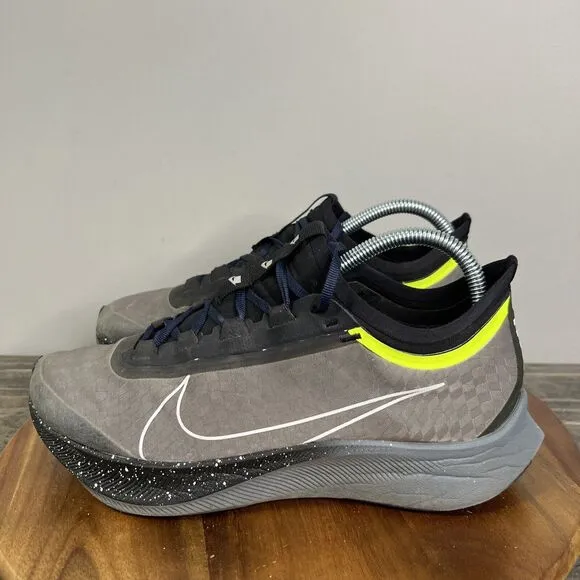 Nike Zoom Fly 3 Mens Size 7.5 Premium Sequoia Gray Running Shoes BV7759-001