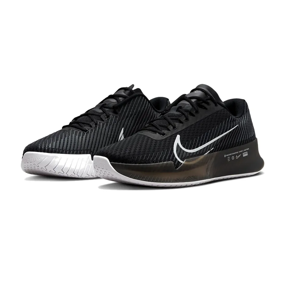 NikeCourt Air Zoom Vapor 11 Hard Court Black & White Men's Tennis Shoes