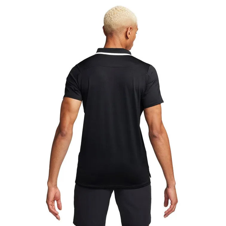 NikeCourt Dri-FIT Advantage Men's Black & White Polo