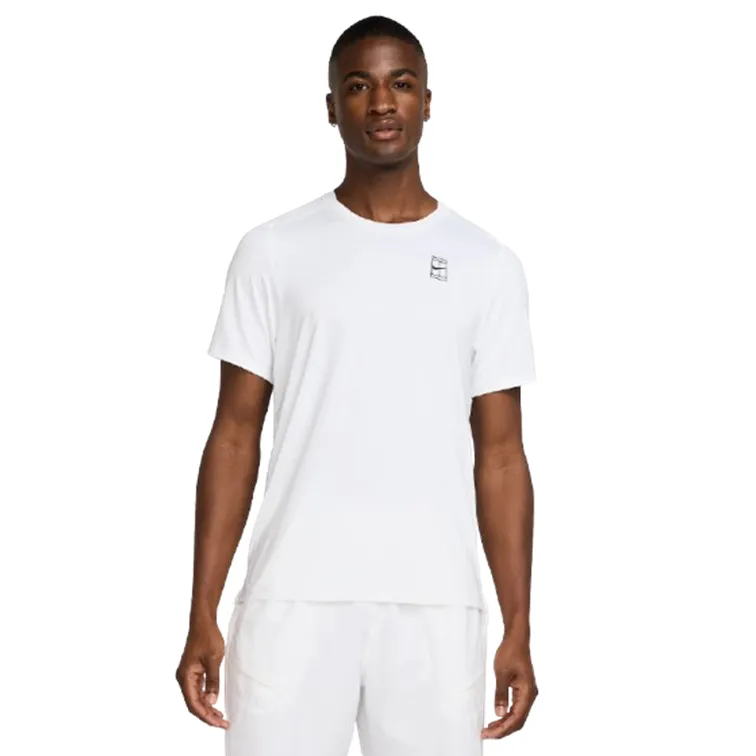 NikeCourt Dri-FIT Advantage Men's White Tennis Top