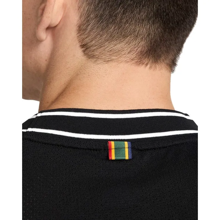 NikeCourt Heritage Men's Short-Sleeve Black Tennis Top