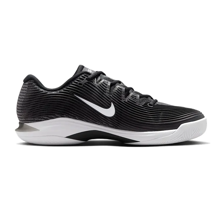 NikeCourt Zoom Vapor 12 Hard Court Black, White, and Smoke Grey Men's Tennis Shoes