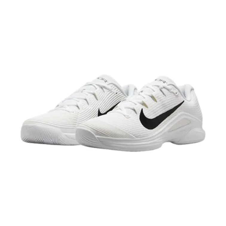 NikeCourt Zoom Vapor 12 White & Black Hard Court Men's Tennis Shoes