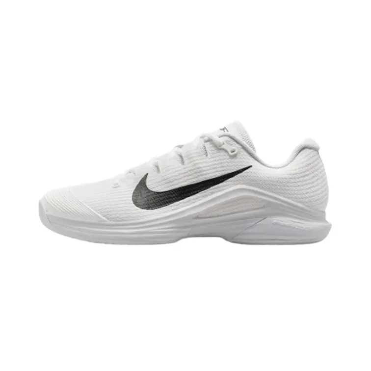 NikeCourt Zoom Vapor 12 White & Black Hard Court Men's Tennis Shoes
