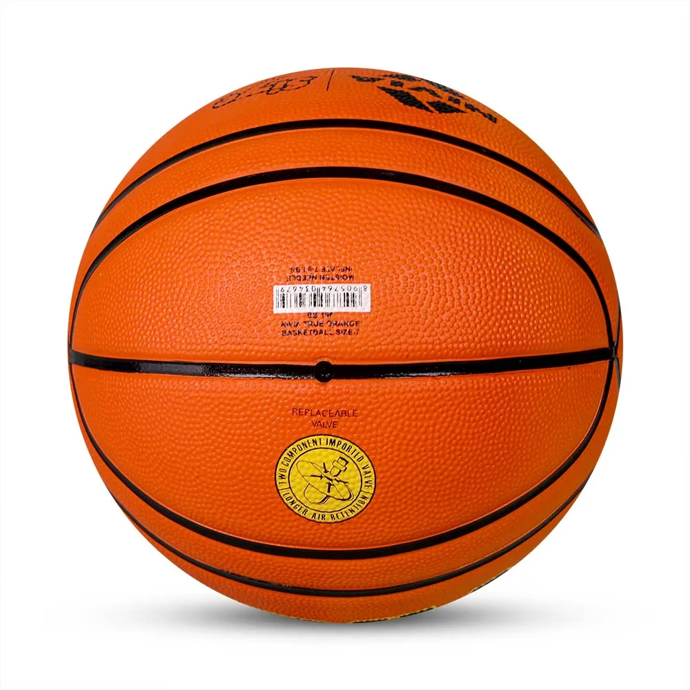 NIVIA TRUE ORANGE, Training Ball, 14 Panels, Durable Rubber Cover Molded with Pebbled Texture , Butyl ThreadwoundedBladder, Training Ball Standard, Made for Training Sessions , to Play on All Indoor & Outdoor Surfaces