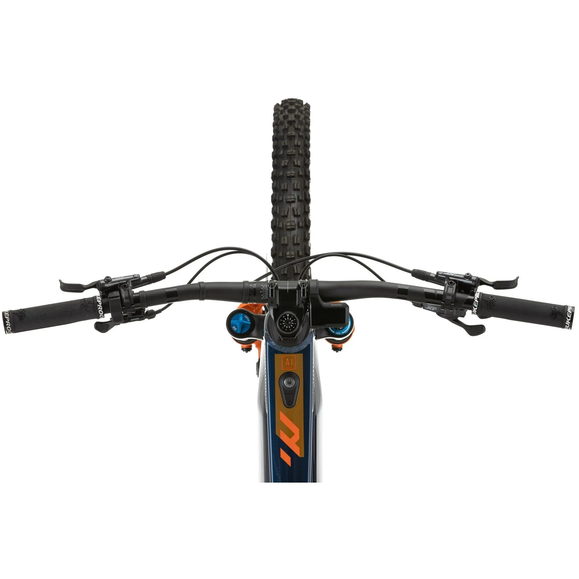 Nukeproof Megawatt 297 Factory Electric Mountain Bike 2022 - Kraken Blue