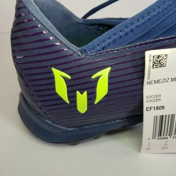 NWT Adidas Nemeziz Messi Tango 19.3 TF Cleats Tech Ink/Signal Green/Glory Purple