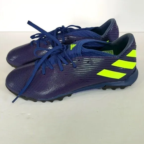 NWT Adidas Nemeziz Messi Tango 19.3 TF Cleats Tech Ink/Signal Green/Glory Purple