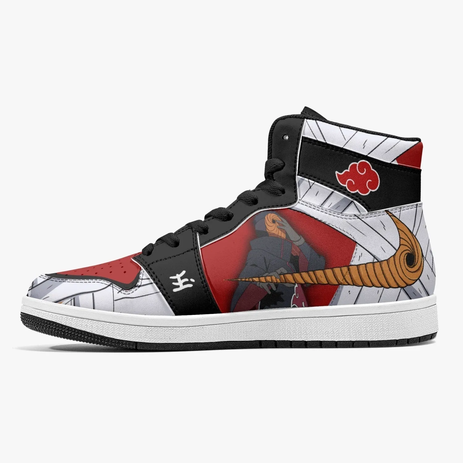 Obito Tobi Clan Reveal Ninja Mid 1 Basketball Shoes