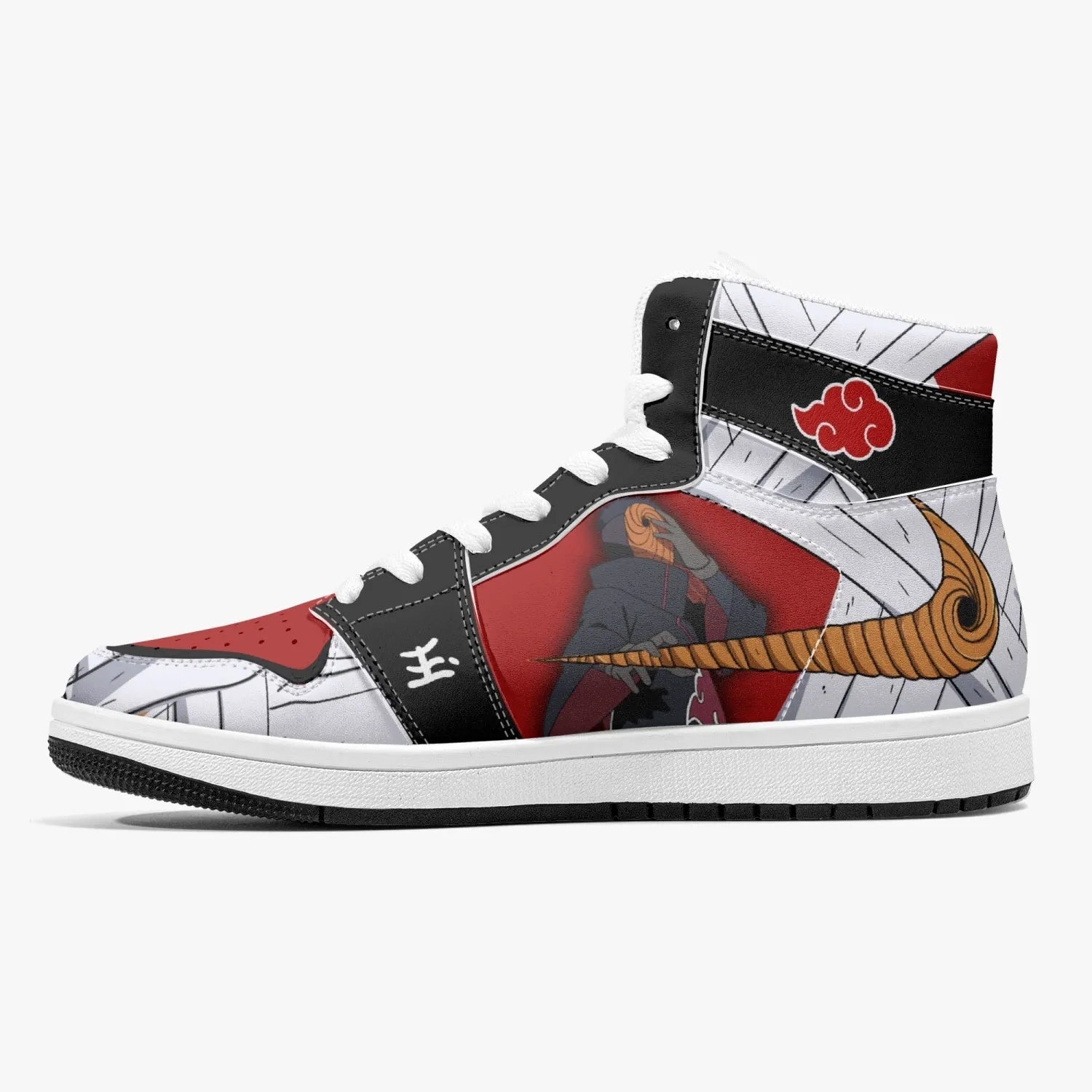 Obito Tobi Clan Reveal Ninja Mid 1 Basketball Shoes