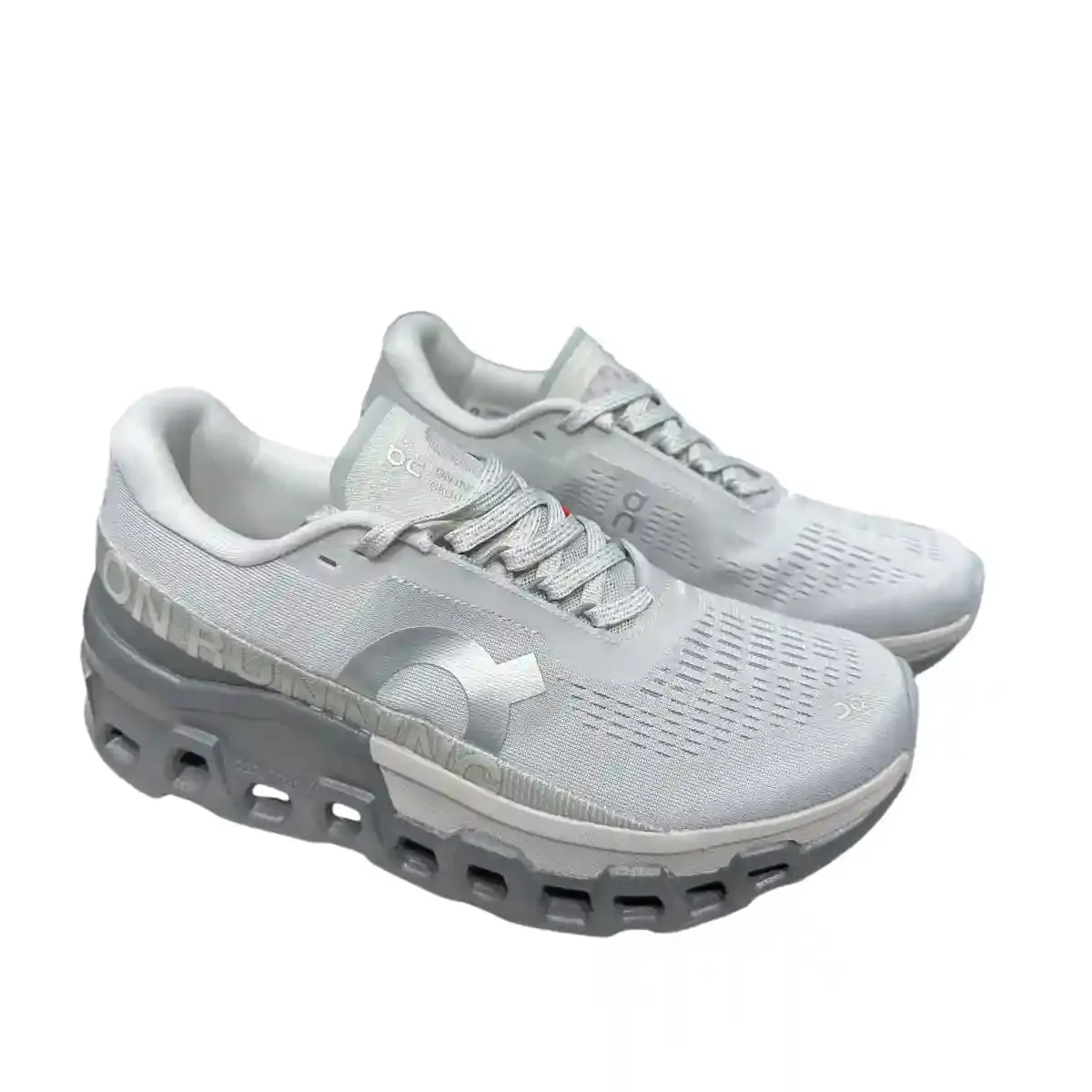 On Cloudmonster 2  Women's  White/Gray