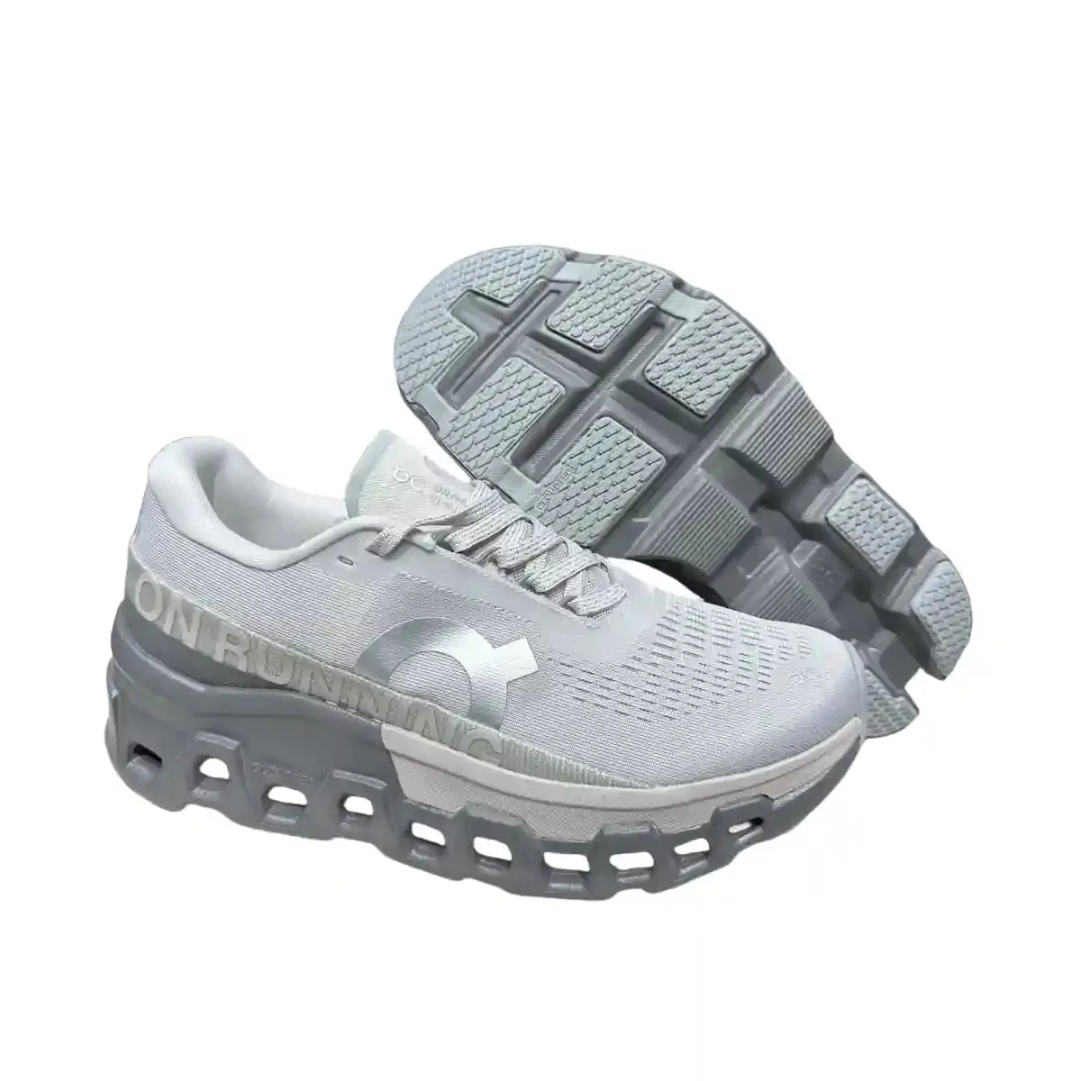 On Cloudmonster 2  Women's  White/Gray