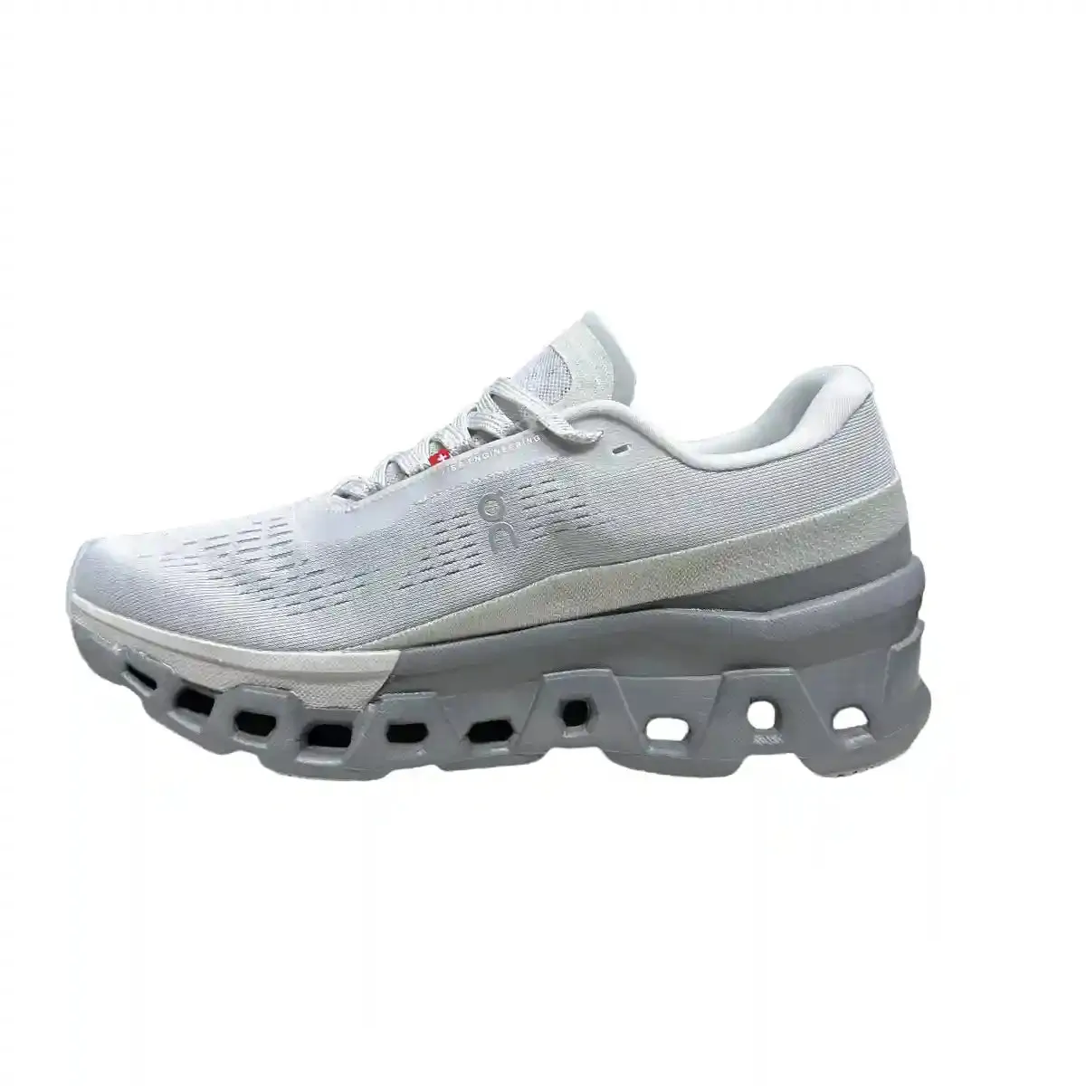 On Cloudmonster 2  Women's  White/Gray
