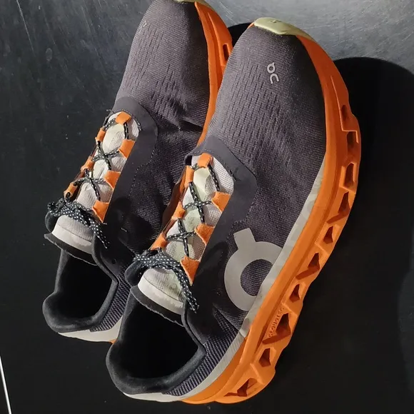 ON-Running CLOUDMONSTER Eclipse/Tumeric Men's Gray Orange