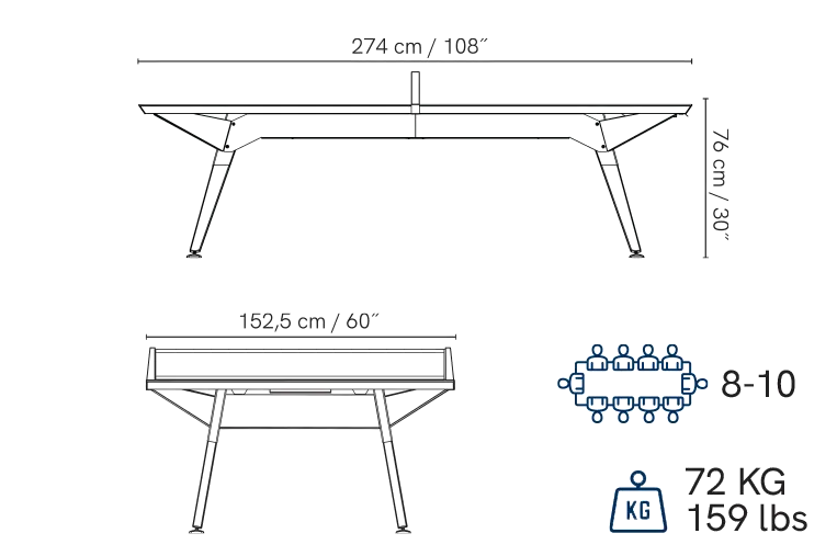 Origin Indoor / Outdoor Dining Table Tennis Table