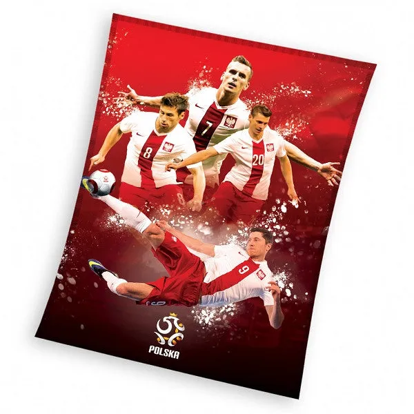 Original PZPN Poland National Soccer Team Fleece Blanket