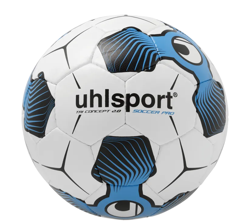 PelotaTri Concept 2.0 Soccer Pro Blanco/Negro 4- Uhlsport