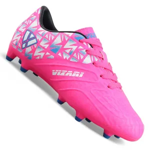 Pismo Junior Firm Ground Soccer Cleats - Pink