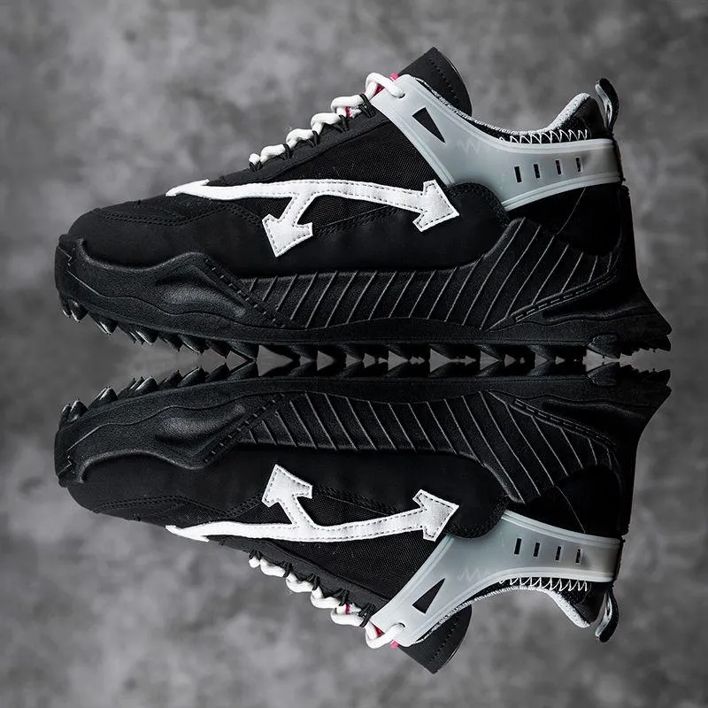 Plus Size 39-44 Fashion Summer Men Sneakers Low-top Wear-resistant Running Basketball Shoes Non-slip Shockproof Thick Bottom Shoes